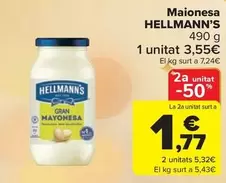 Oferta de Hellmann's - Maionesa por 3,55€ en Carrefour Market