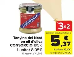 Oferta de Consorcio - Tonyina Del Nord En Oli D'Oliva por 8,05€ en Carrefour Market