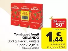 Oferta de Orlando - Tomàquet Fregit por 2,89€ en Carrefour Market