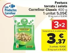 Oferta de Carrefour - Festucs Torrats I Salats Classic por 5,05€ en Carrefour Market