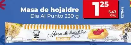 Oferta de Dia Al Punto - Masa De Hojaldre por 1,25€ en Dia