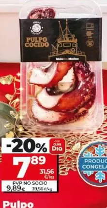 Oferta de Dia Mari Marinera - Pulpo Cocido por 7,89€ en Dia