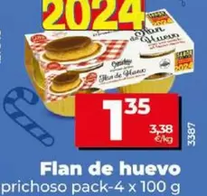 Oferta de Dia Caprichoso - Flan De Huevo por 1,35€ en Dia