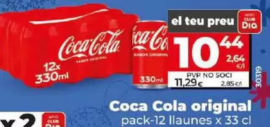 Oferta de Coca-Cola - Original por 10,44€ en Dia