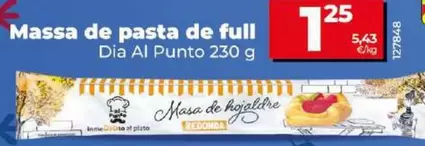 Oferta de Dia Al Punto - Masa De Hojaldre por 1,25€ en Dia