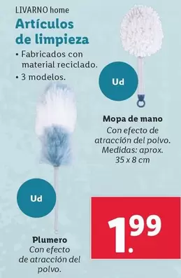 Oferta de Livarno Home - Home Artículos De Limpieza por 1,99€ en Lidl