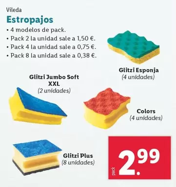 Oferta de Vileda - Estropajos por 2,99€ en Lidl