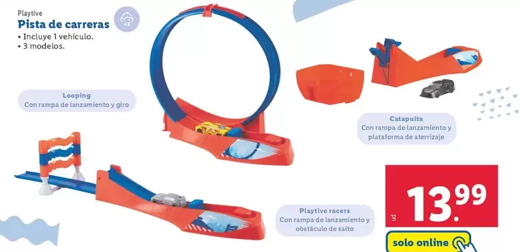 Oferta de Playtive - Pista De Carreras por 13,99€ en Lidl