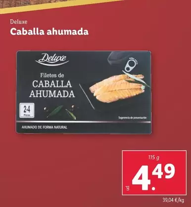 Oferta de Deluxe - Caballa Ahumada por 4,49€ en Lidl