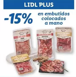 Oferta de Embutidos Colocados A Mano en Lidl