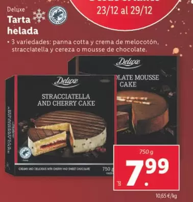 Oferta de Deluxe - Tarta Helada  por 7,99€ en Lidl