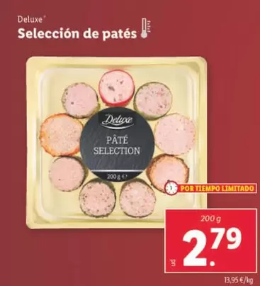 Oferta de Deluxe - Selección De Patés por 2,79€ en Lidl