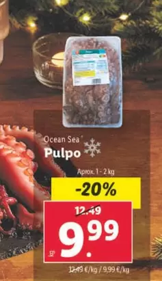 Oferta de Ocean Sea - Pulpo por 9,99€ en Lidl