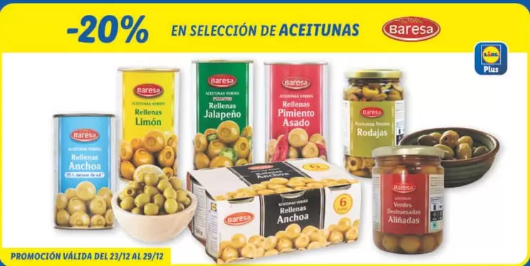 Oferta de Baresa - En Seleccion De Aceitunas en Lidl