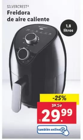 Oferta de SilverCrest - Freidora De Aire Caliente por 29,99€ en Lidl