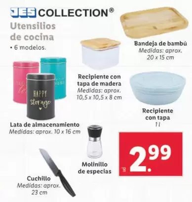 Oferta de Utensilios De Cocina por 2,99€ en Lidl