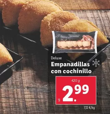 Oferta de Deluxe - Empanadillas Con Cochinillo por 2,99€ en Lidl