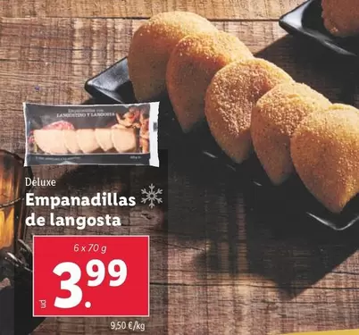 Oferta de Deluxe - Empanadillas De Langosta por 3,99€ en Lidl