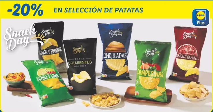 Oferta de Snack Day - Patatas en Lidl