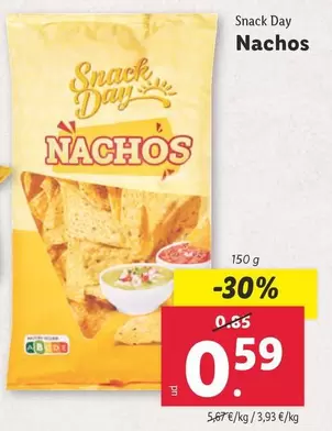 Oferta de Snack Day -  Nachos por 0,59€ en Lidl