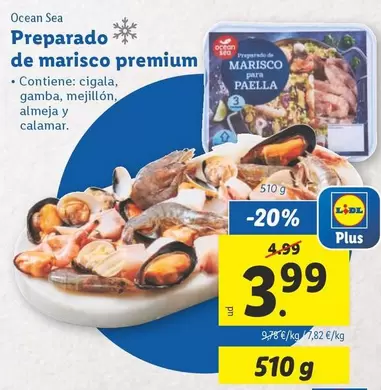 Oferta de Ocean Sea - Preparado De Marisco Premium por 3,99€ en Lidl