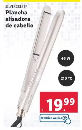 Oferta de SilverCrest - Plancha Alisadora De Cabello por 19,99€ en Lidl