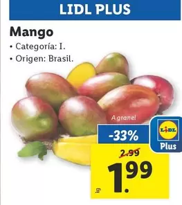 Oferta de Mango por 1,99€ en Lidl