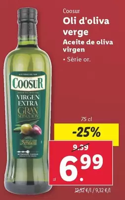 Oferta de Coosur - Aceite De Oliva Virgen por 6,99€ en Lidl