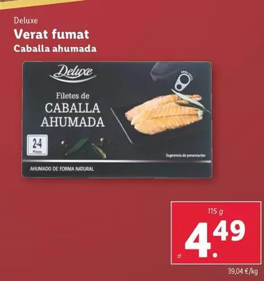 Oferta de Deluxe - Caballa Ahumada por 4,49€ en Lidl