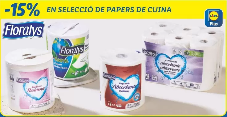 Oferta de Floralys - Papers De Cuina en Lidl