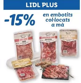 Oferta de Embotits Col·Locats A Mà  en Lidl