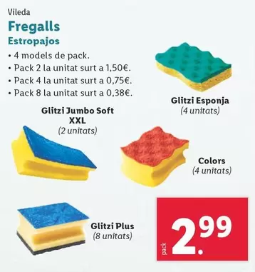 Oferta de Vileda - Estropajos  por 2,99€ en Lidl