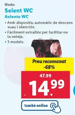 Oferta de Wenko - Asiento Wc por 14,99€ en Lidl