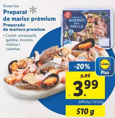 Oferta de Ocean Sea - Preparat De Marisco Premium por 3,99€ en Lidl