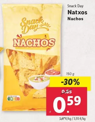 Oferta de Snack Day - Nachos por 0,59€ en Lidl