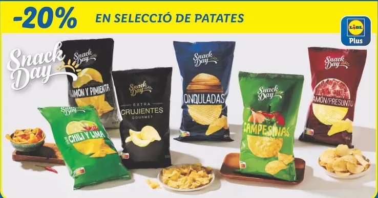 Oferta de Snack Day - Patates en Lidl