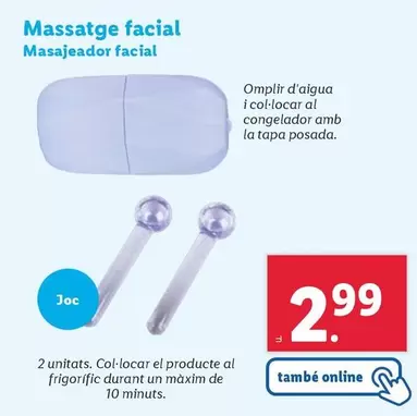 Oferta de Masajeador Facial por 2,99€ en Lidl