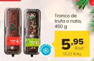 Oferta de Tronco De Trufa O Nata por 5,95€ en Autoservicios Familia