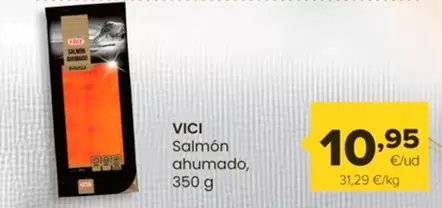 Oferta de VICI - Salmon Ahumado por 10,95€ en Autoservicios Familia