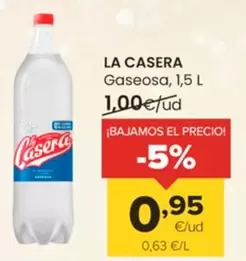 Oferta de La Casera - Gaseosa por 0,95€ en Autoservicios Familia