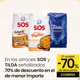 Oferta de Sos/Tilda - En Los Arroces  en Eroski