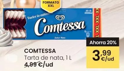 Oferta de Comtessa - Tarta De Nata por 3,99€ en Eroski