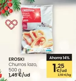 Oferta de Eroski - Churros Lazo por 1,25€ en Eroski