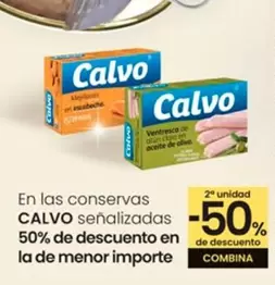 Oferta de Calvo - En Las Conservas Senalizados en Eroski