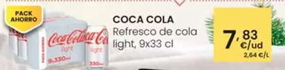 Oferta de Coca-Cola - Refresco De Cola Light por 7,83€ en Eroski