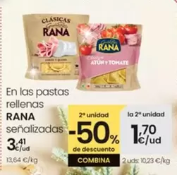 Oferta de Rana - En Las Pastas Rellenas por 3,41€ en Eroski