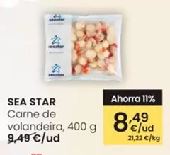 Oferta de Sea Star - Carne De Volandeira por 8,49€ en Eroski