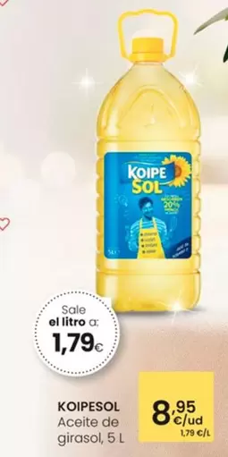 Oferta de Koipesol - Aceite De Girasol por 8,95€ en Eroski