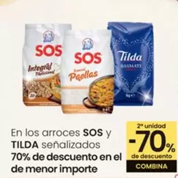 Oferta de Sos/Tilda - En Los Arroces  en Eroski