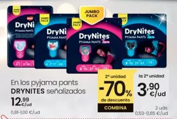 Oferta de DryNites - En Los Pyjama Pants por 12,99€ en Eroski